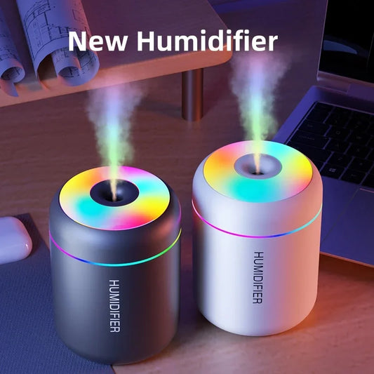 Mini Aromatherapy Humidifier – USB Ultrasonic Mist Diffuser for Home, Car & Bedroom